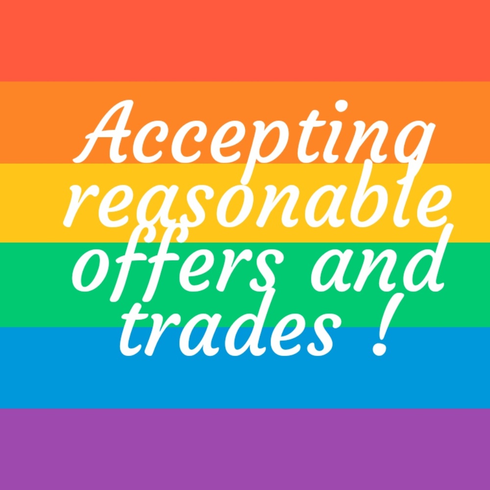 Accepting all reasonable offers & am open to tra